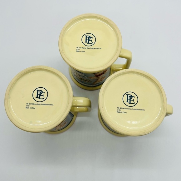 THE POLAR EXPRESS CREAMY HOT CHOCOLATE MUG SET OF 3 CREAM/BLUE COLORS - Picture 7 of 7